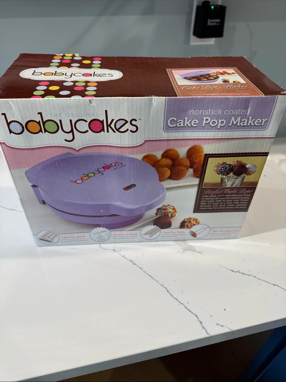 NWT! Babycakes - Purple Cake Pop Maker